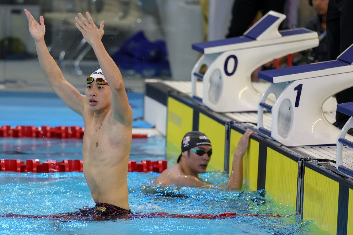 Hoe Yean completes freestyle double with second SEA Games gold
