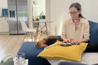 Cancer stole her voice. She used AI, curse words and kids’ books to get it back