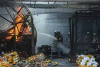 Hundreds of stalls gutted in Kramat Jati market blaze, Jakarta’s largest wholesale market