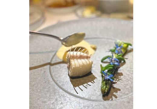 Culinary meets geological artistry at limestone cave
