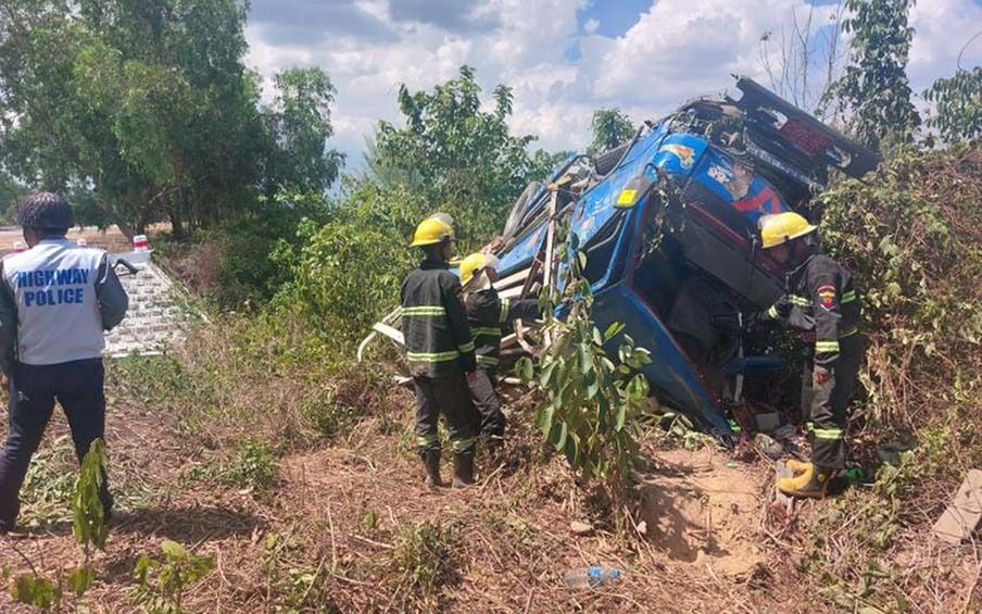 62 killed, 319 injured in Myanmar's Yangon-Mandalay highway accidents in 11 months