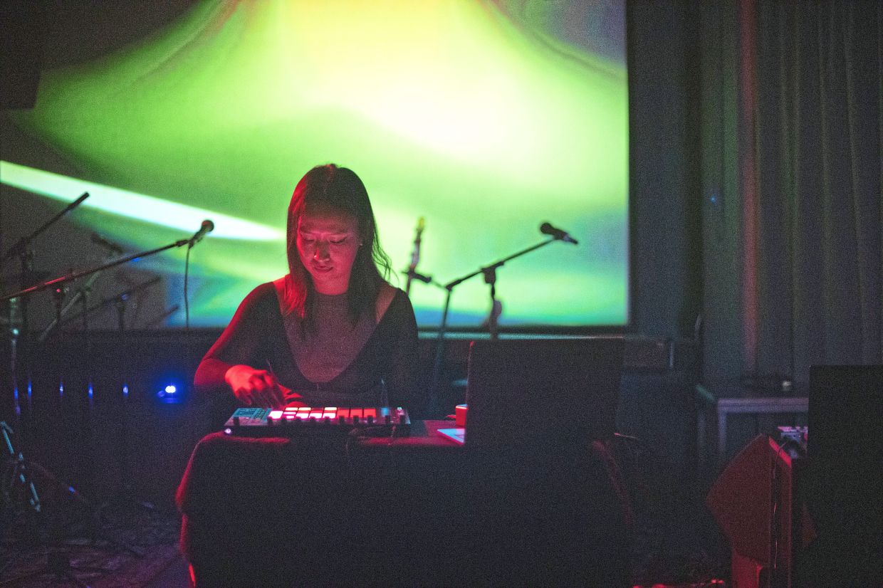 Myanmar-born sound artist LnHD, from the female-led Wayang Women troupe that performed in KL in October, returns to the capital for this weekend’s Tekka festival. Photo: Nietze