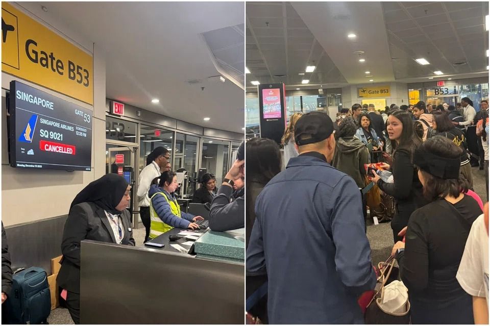 151 SIA passengers stuck in New York for two days after flight to Singapore is delayed twice due to bad weather
