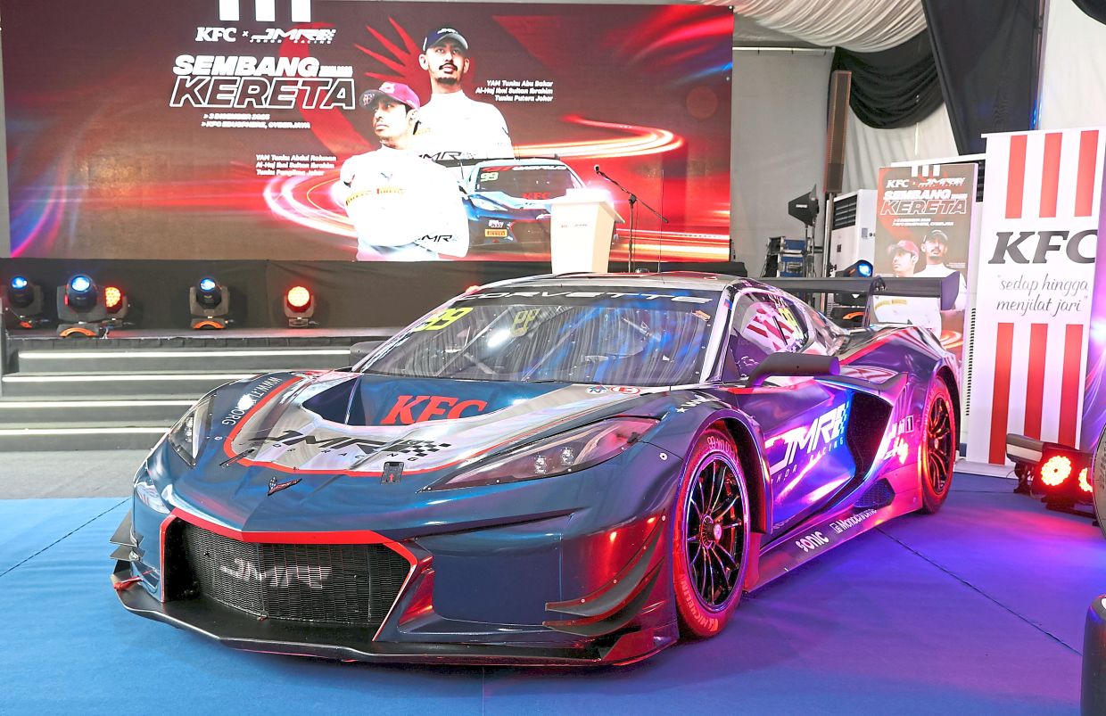 Fans were able to get a closer look at JMR’s Chevrolet Corvette Z06 GT3.R from the GT World Challenge Asia 2025 season.