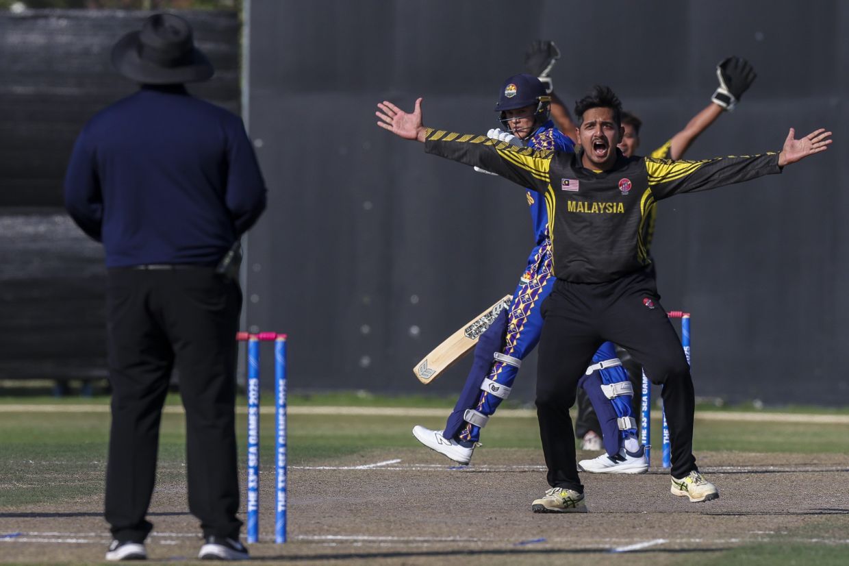 Haziq shines as cricket team strike second SEA Games gold