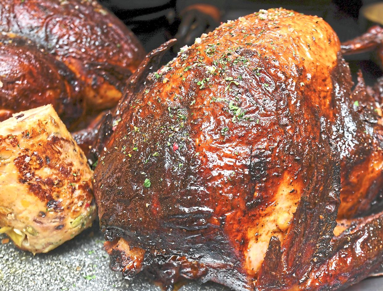 Christmas feast with all the trimmings