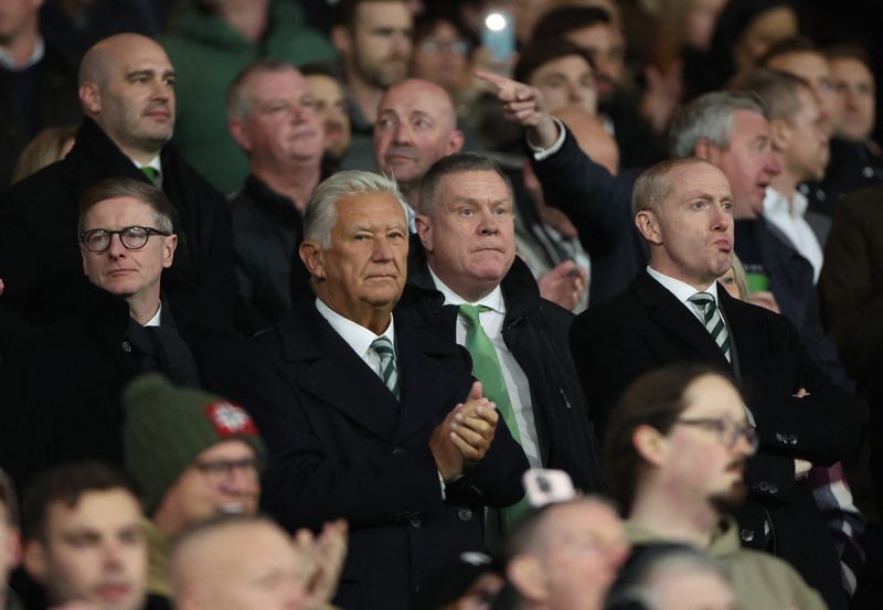 Soccer-Celtic chairman Lawwell steps down citing abuse during tricky season