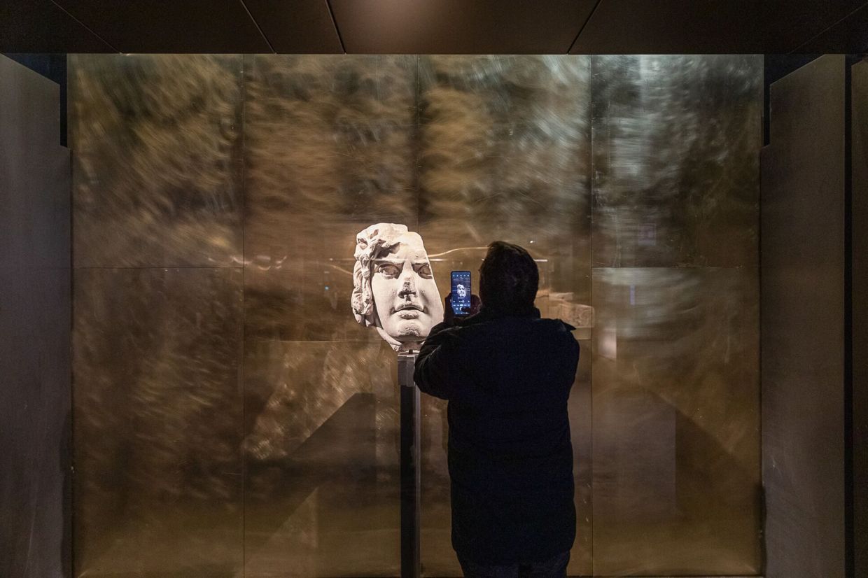Rome's new Colosseum metro train station reveals ancient treasures