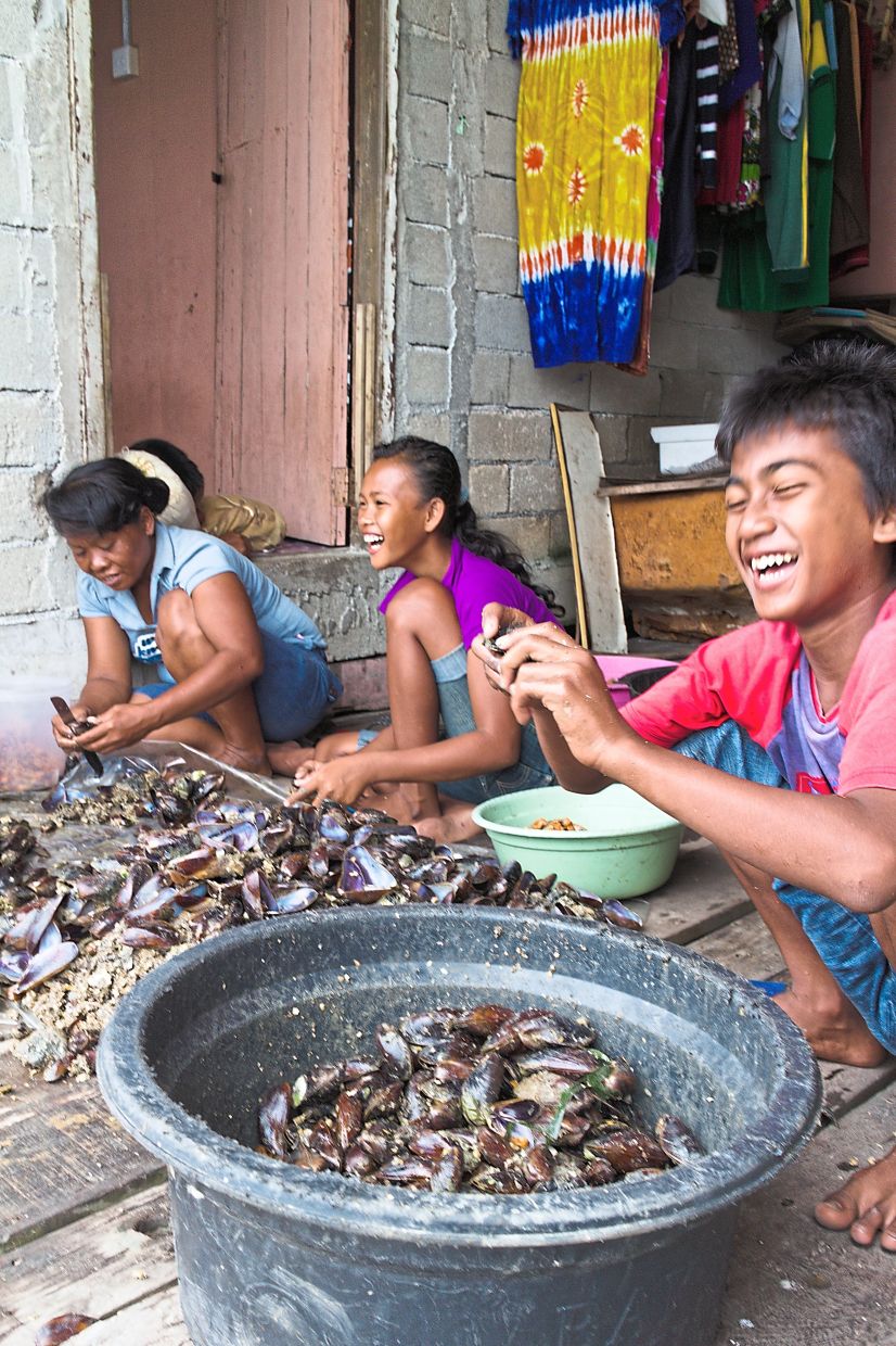 Green mussel shells and seeds are released back into Jakarta Bay to clean the sea. — Shutterstock via KG Media (Photo for illustration purpose only)