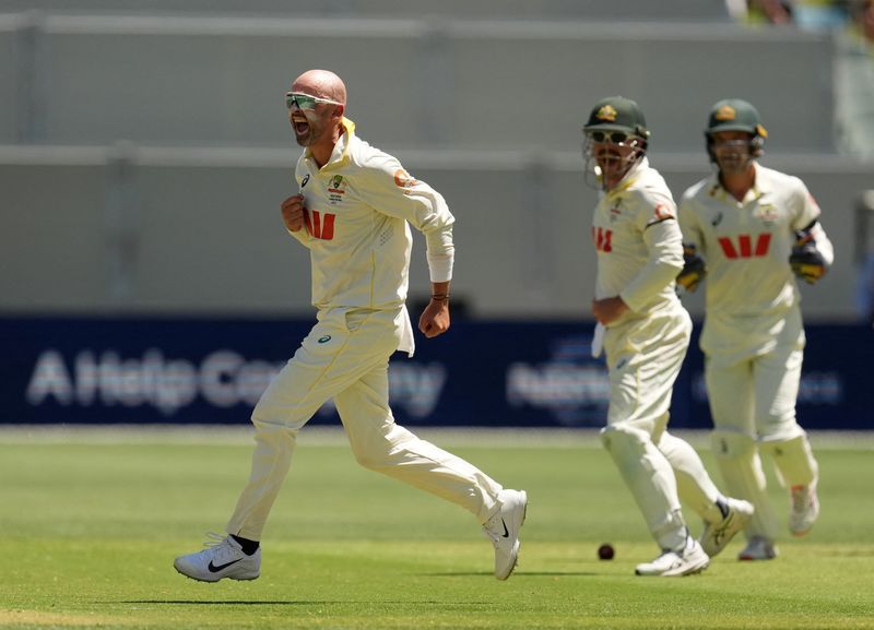 Cricket-Lyon roars on return to Ashes stage in Adelaide