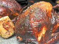 Christmas feast with all the trimmings