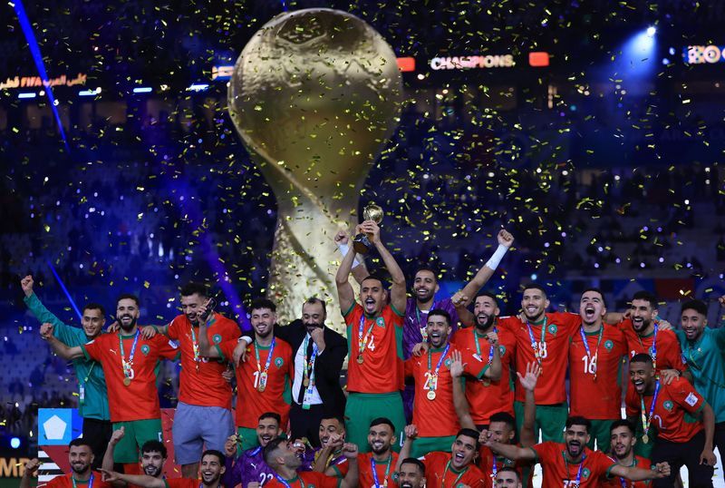 Soccer-Morocco beat Jordan 3-2 after extra time to clinch Arab Cup