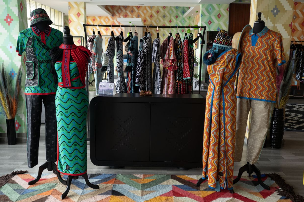Designs on display at MaXhosa Africa’s factory in Johannesburg. Photo: The New York Times