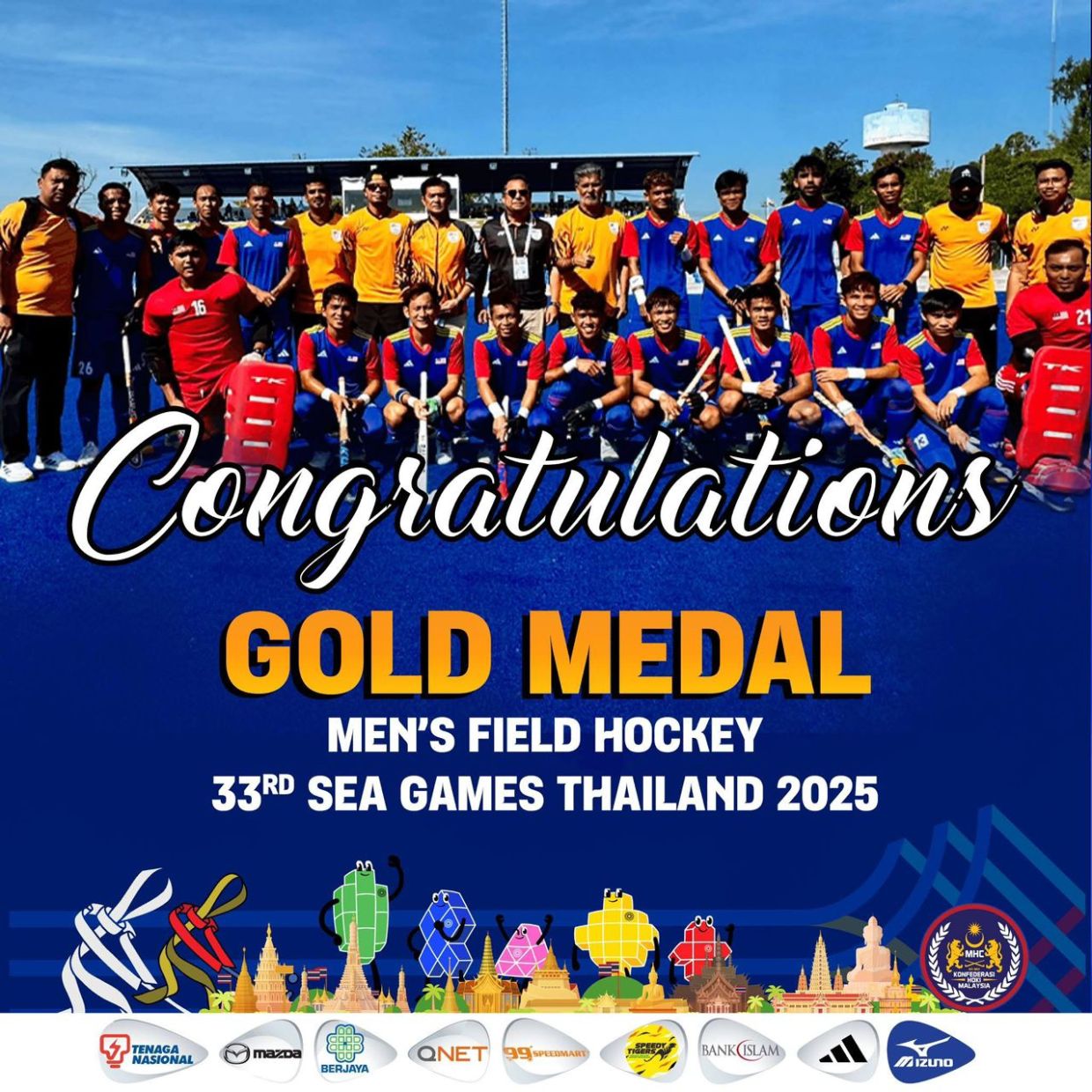 Amanraj stars as Malaysia seal their 18th SEA Games hockey gold