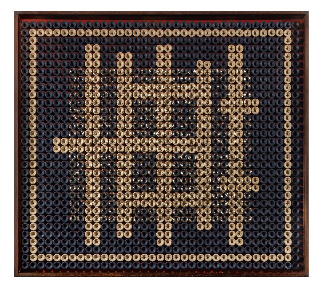 A detailed view of Lee Mok Yee's artwork 'A Vulnerable Blossom' (2025), which is part of the 'Crossing The Third Bridge' exhibition. Photo: Wei-Ling Gallery