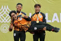 Another track gold as Ridwan, Fadhil and Akmal ride to team sprint success
