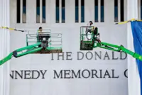 Trump's name added to Kennedy Center facade, a day after change