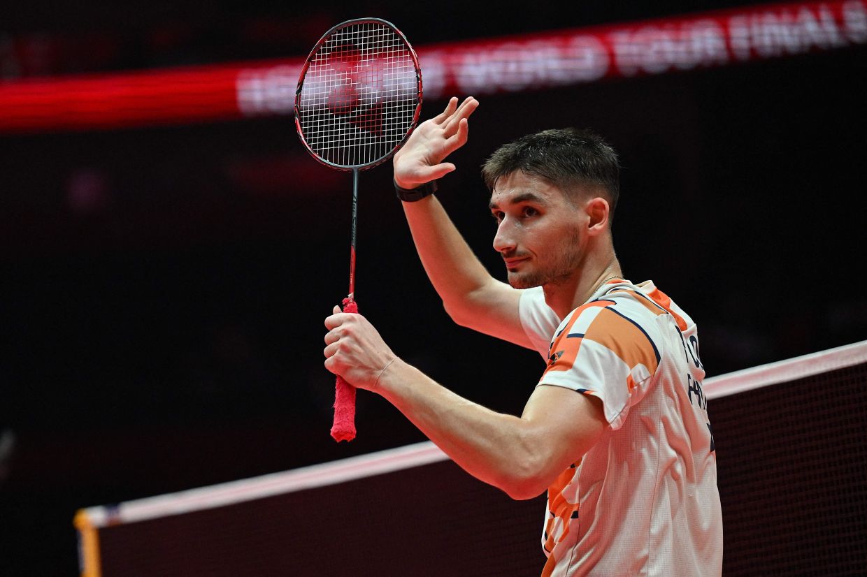 Badminton-Popov becomes first French player to reach title match in World Tour Finals; Korean An continues dominant form