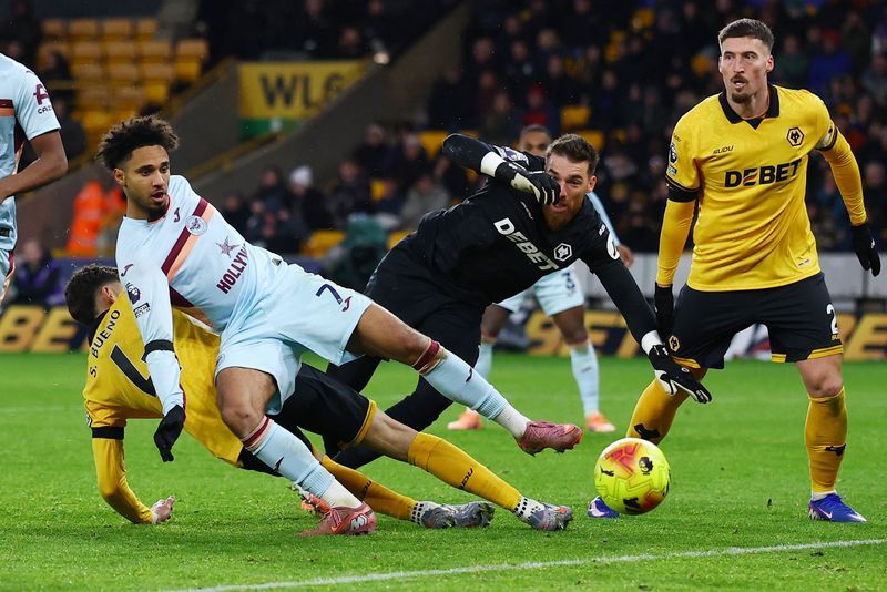 Soccer-Winless Wolves equal unwanted Premier League record as relegation looms large