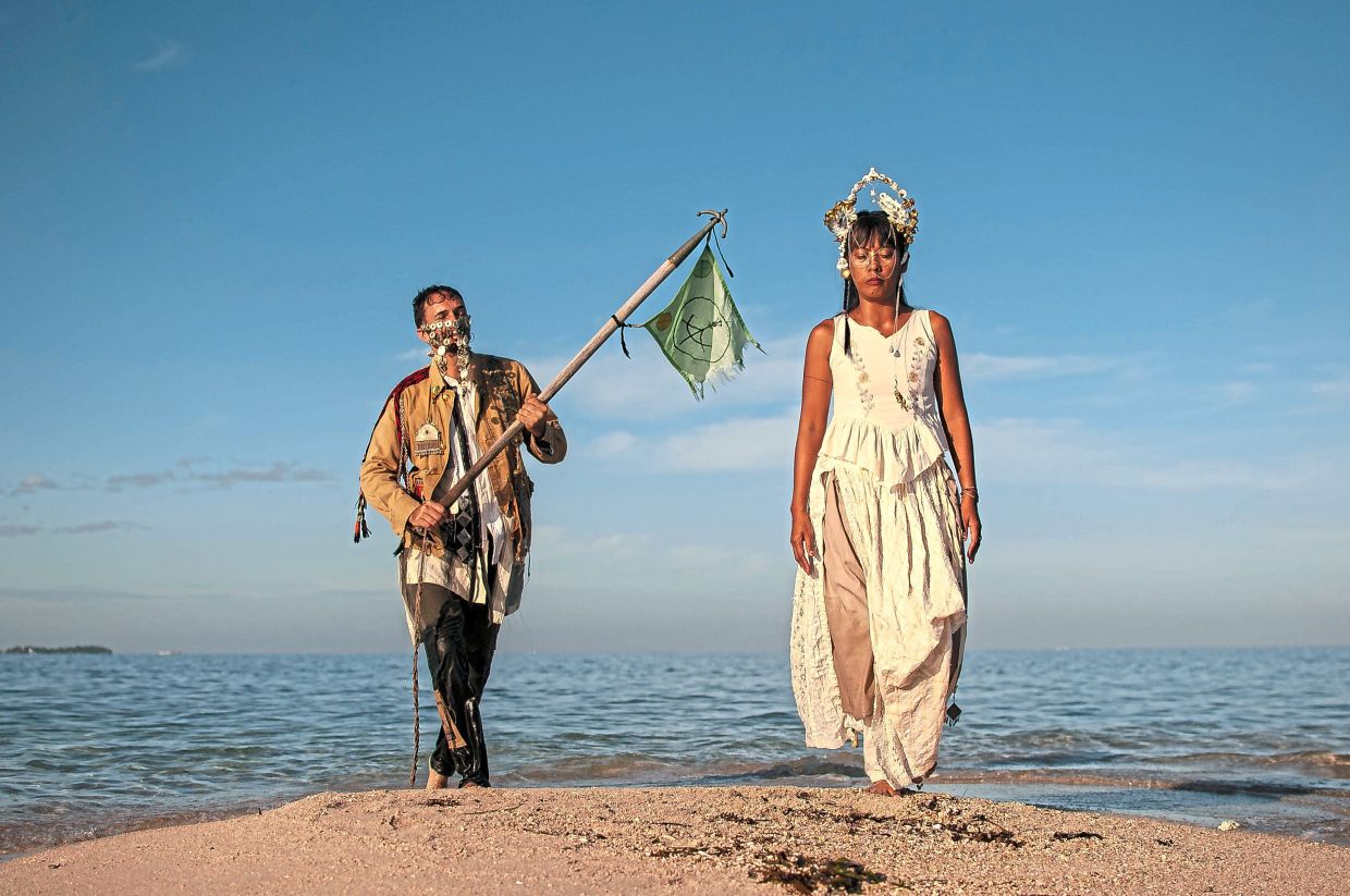 Arka Kinari co-founders and husband-and-wife duo Ruth (right) and Filastine will be sailing to Langkawi in early January. Photo: Dimitri Markovitch