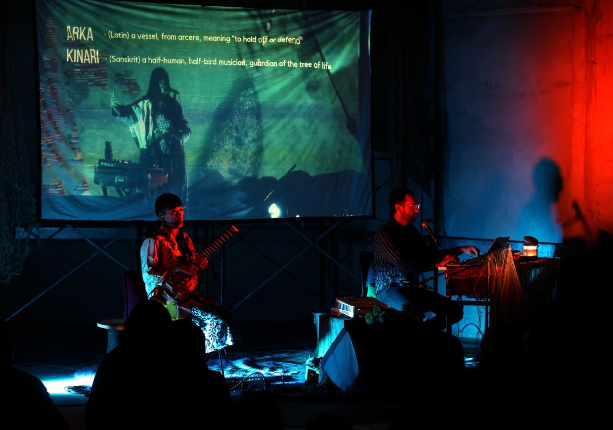 Filastine and Ruth will visit Langkawi in early January, bringing the Arka Kinari and a public programme with them. Photo: The Star/Chan Tak Kong