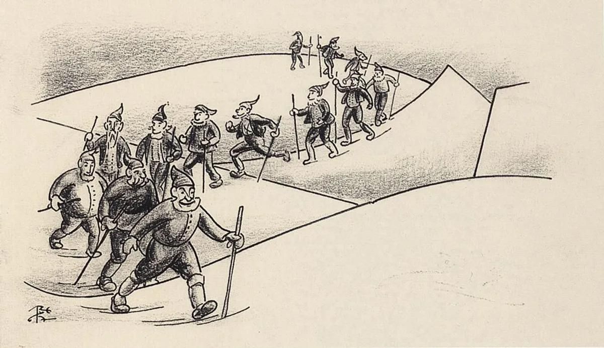 llustration by Ryggvi Magnusson of the 13 Yule Ladstaken from the classic Icelandic book of Christmas poems called Christmas is Coming (1932) by Johannes ur Kotlum.