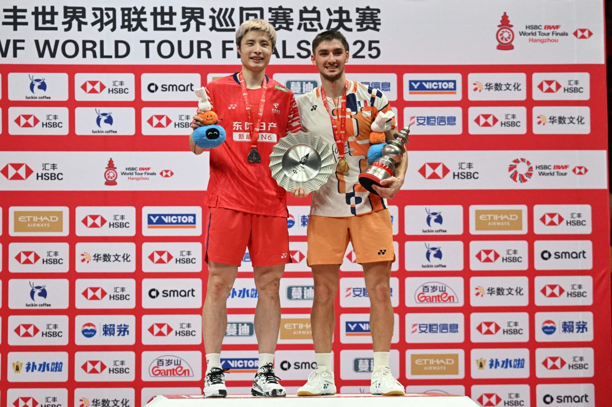 Badminton: Frenchman Popov makes history at World Tour Finals as South Korea's An stays excellent