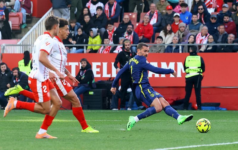 Soccer-In-form Atletico ease to 3-0 victory at lowly Girona