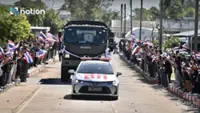 Thousands in Surin line up to bid farewell to two fallen soldiers