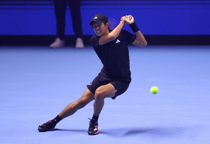 Tennis-American Tien defeats Belgian Blockx to win Next Gen ATP Finals title