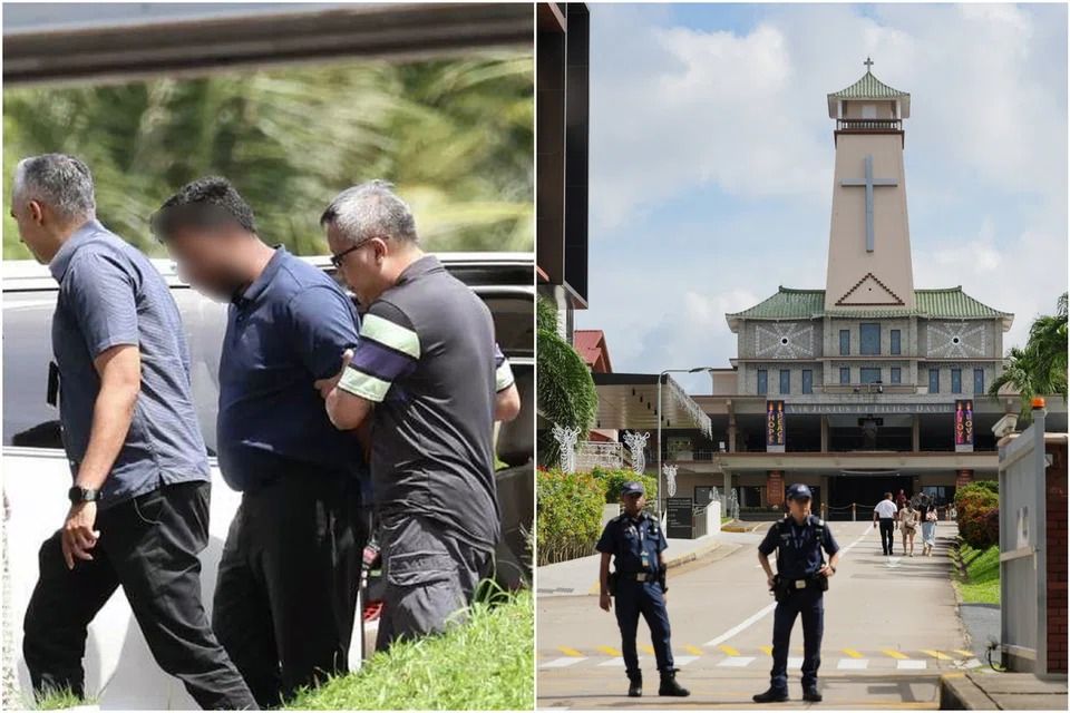 Man charged after he allegedly placed item resembling explosive device within Singapore church premises