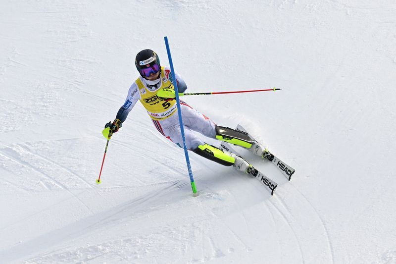 Alpine skiing-Norway's McGrath wins men's slalom in Alta Badia