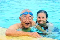 Exercising is for all ages, even you, grandpa and grandma!