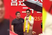 HK actor Ray Lui makes rare public appearance with 24YO son in China