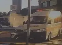 Motorist seriously hurt in crash involving multiple vehicles, including an ambulance