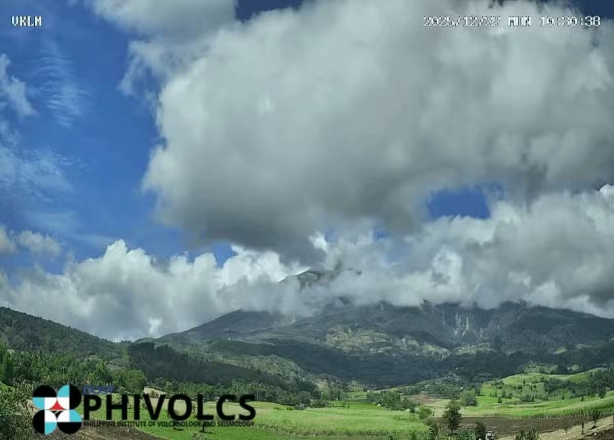 Caution urged as Kanlaon Volcano in Philippines spews ash multiple times