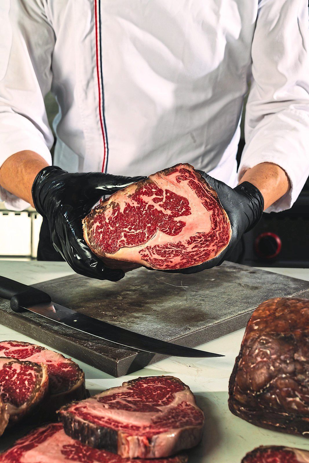 The restaurant focuses on ageing beef, which enhances the flavour and texture of the animal.