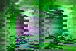 Deep beneath Helsinki, the playgrounds are really bomb shelters