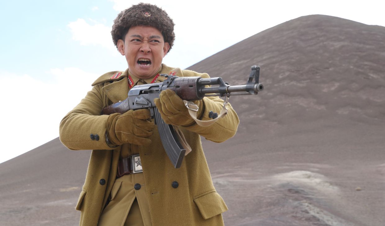 For his role as Capt Aimer, Chan had to learn how to use an assault rifle.