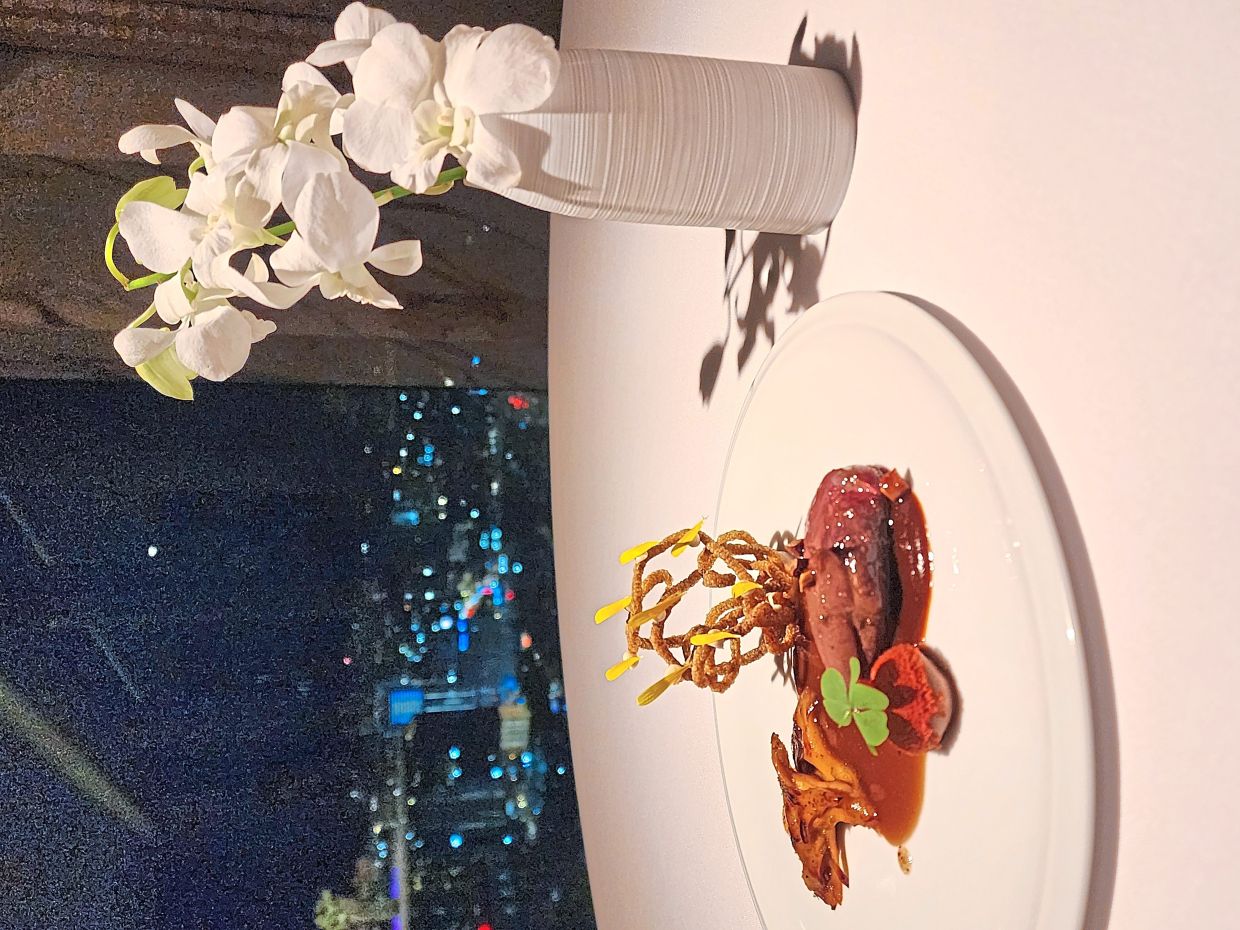 The Anjou pigeon highlights the supple tenderness of the bird and the mole sauce that helps it soar to whole new levels. — ABIRAMI DURAI/The Star