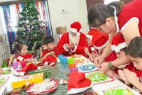Double the festive joy for kindergarteners