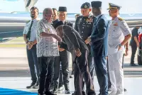 King returns home after UAE visit