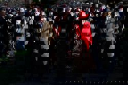 Daughters of King Charles' brother Andrew join royals for Christmas service