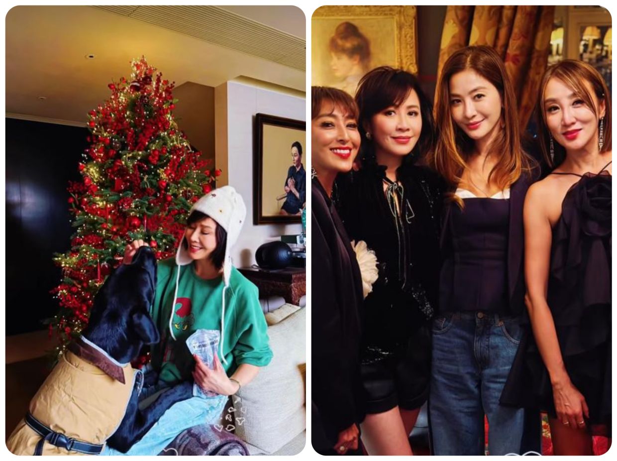 HK actress Carina Lau turns her lavish home into a Christmas wonderland