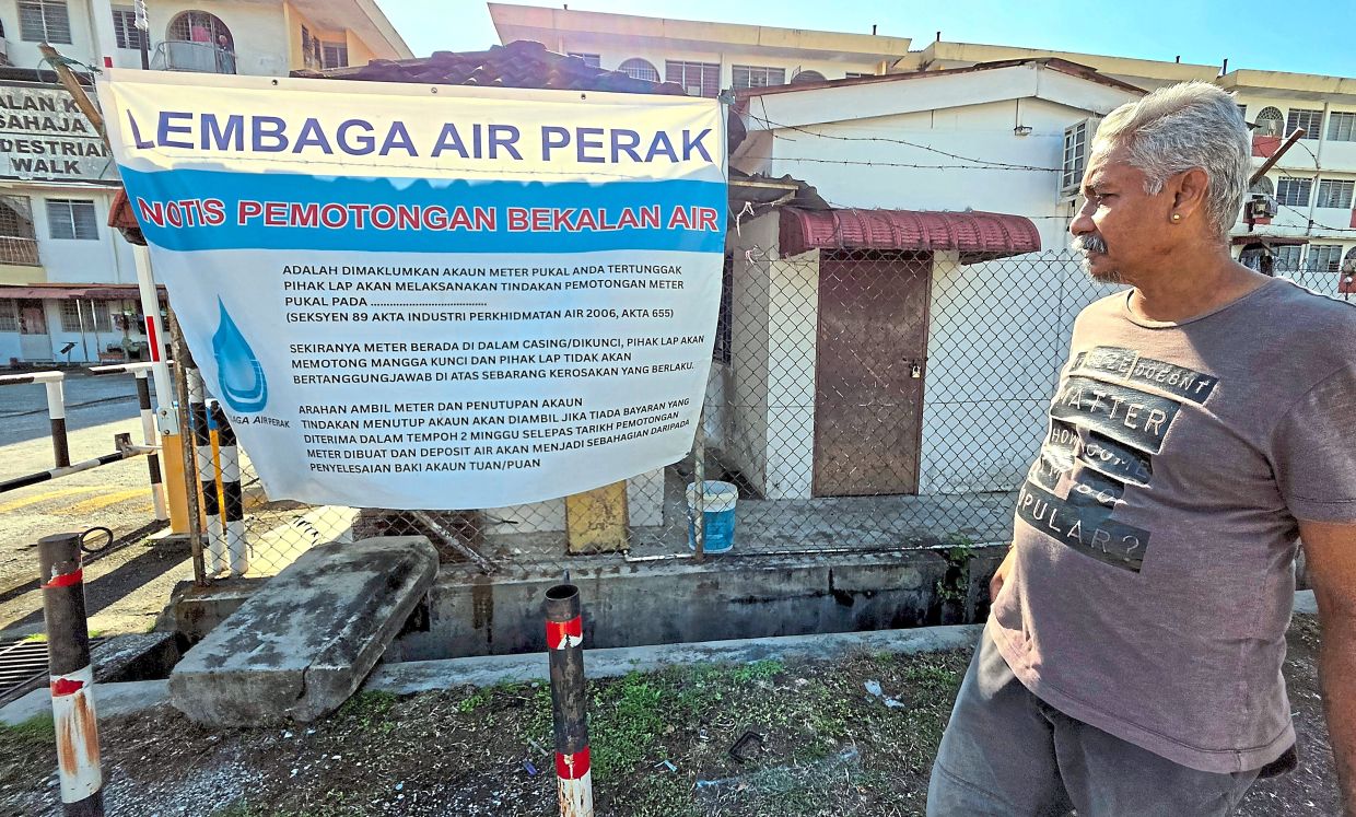 Ipoh apartment dwellers fear dry taps over RM88,000 water debt