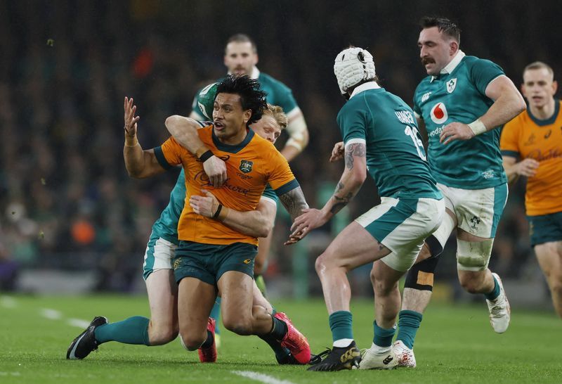 Rugby-Wallabies centre Ikitau sidelined due to shoulder surgery
