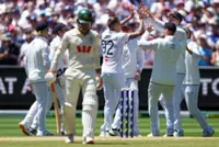Cricket-Australia all out for 132, England to chase 175 for victory