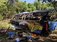 At least seven killed in Vietnam after bus overturns