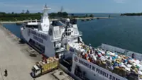 Indonesian maritime patrol vessel arrives in North Aceh with 92.2 tonnes of aid