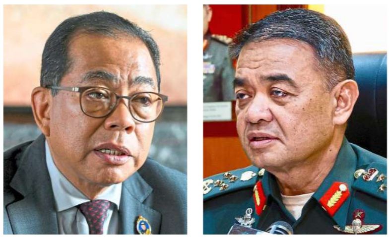 Necessary measure: Khaled (left) confirmed that Muhammad Hafizuddeain has been placed on leave due to an ongoing investigation.